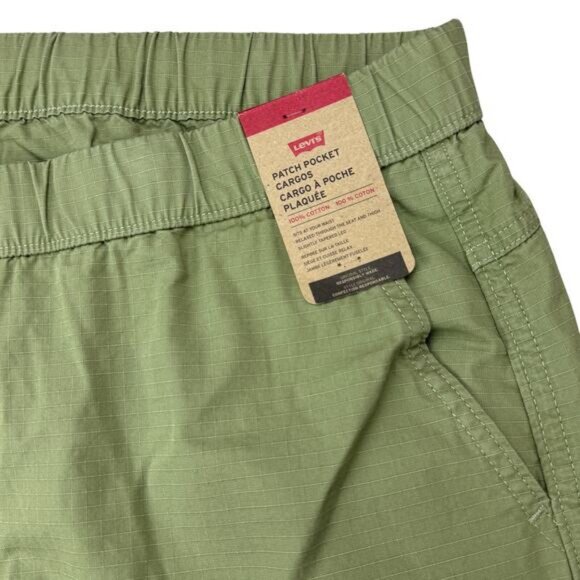 NWT LEVI'S Patch Pocket Cargo Trousers Men's Size XXL Green - Picture 5 of 9
